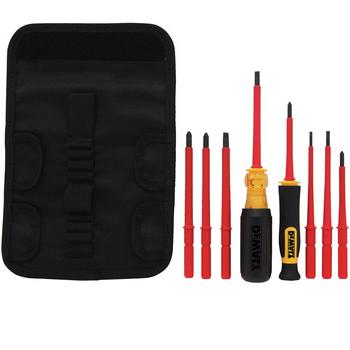 螺丝刀 | Dewalt DWHT66417 8 Piece Vinyl Grip Insulated Screwdriver Set