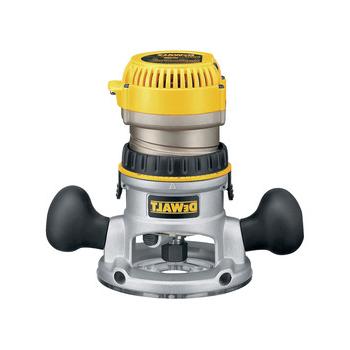 固定底座路由器| Dewalt DW618 2-1/4 HP EVS固定底座路由器