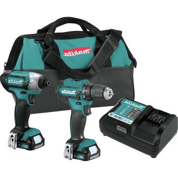 产品| Makita CT232 CXT 12V Max锂离子无绳钻机和冲击钻机组合套件(1个.5 Ah)